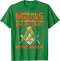 Freemason Real Masons Love and Light Masonic T-Shirt - FUKAMASONIC