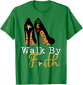OES High Heels Platform Leopard Sisters Star Walk By Faith T-Shirt - FUKAMASONIC