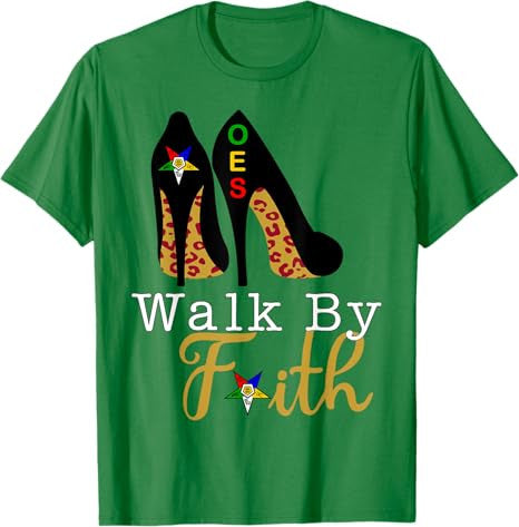 OES High Heels Platform Leopard Sisters Star Walk By Faith T-Shirt - FUKAMASONIC