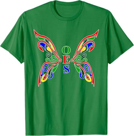 OES Butterfly Order of the Eastern Star Mother's Christmas T-Shirt - FUKAMASONIC