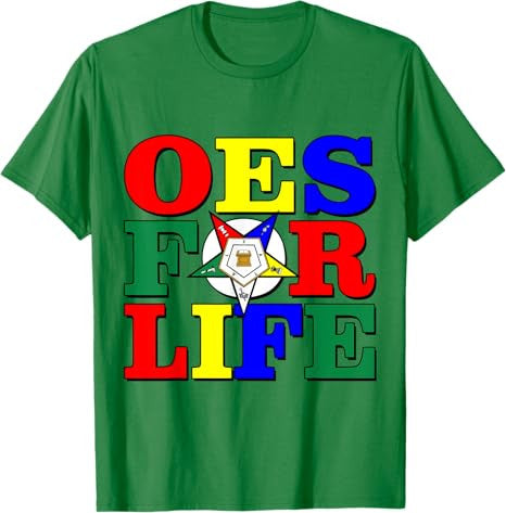 OES For Life OES Star Sisters Eastern Star Parents' Day T-Shirt - FUKAMASONIC