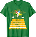 OES Star Fidelity Constancy Purity Faith Fervency & Zeal T-Shirt - FUKAMASONIC