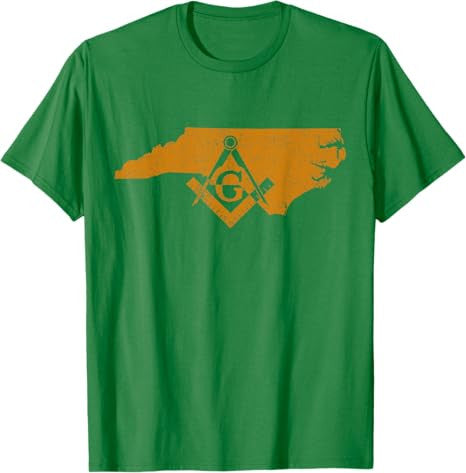 North Carolina Masons Grand Lodge Freemason Fathers Day T-Shirt - FUKAMASONIC