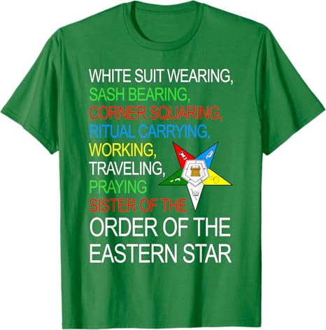 OES Sister Working Traveling Praying Thanksgiving Christmas T-Shirt - FUKAMASONIC