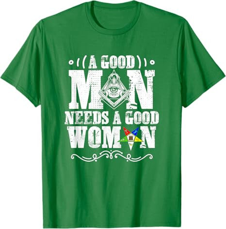 Freemasons OES Woman Masonry Freemasonry Masonic Freemason T-Shirt - FUKAMASONIC
