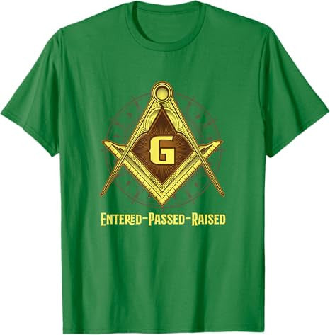 Freemasonry Freemason Conspirazy -Entered -Passed-Raised T-Shirt - FUKAMASONIC