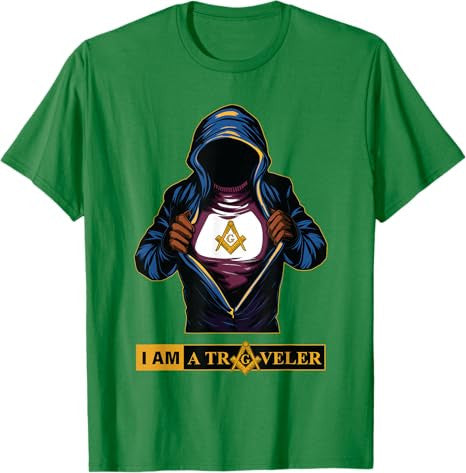 Masonic Freemason I am a Traveler Mason T-Shirt - FUKAMASONIC