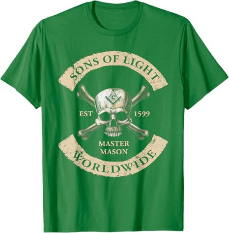 Sons Of Light Worldwide Freemasons T Shirt - FUKAMASONIC