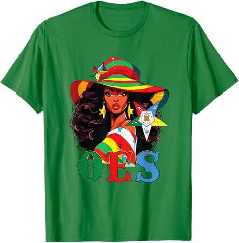 Black Beautiful Sister OES Floppy Wide-Brimmed Hat Fatal T-Shirt - FUKAMASONIC