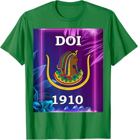Daughters of Isis DOI 1910 PHA OES Prince Hall Purple Style T-Shirt - FUKAMASONIC