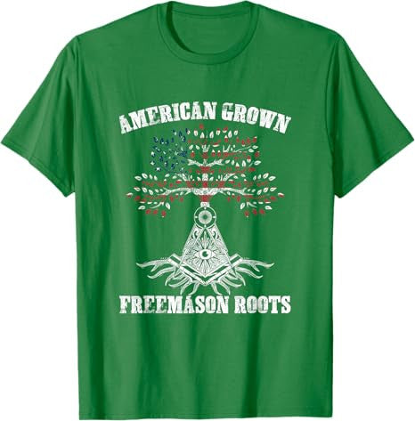 Freemason Roots Masonry Freemasonry Masonic Freemasons T-Shirt - FUKAMASONIC