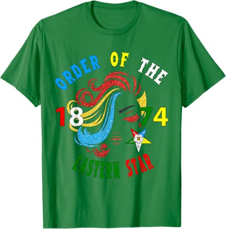 OES 1874 Sister Lady Hair Color of the Eastern Star T-Shirt - FUKAMASONIC