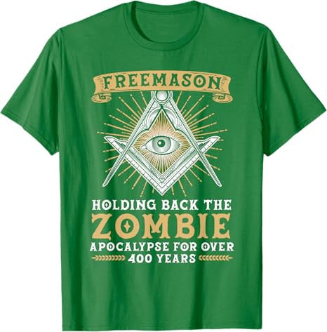 Freemason Square and Compass Masonic Fraternal T-Shirt - FUKAMASONIC