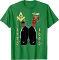 Shriners 1893 Masons 1775 Shrine PHA Mason Brothers Masonic T-Shirt - FUKAMASONIC