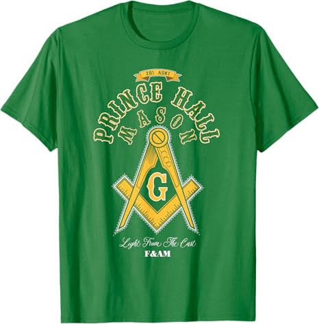 Prince Hall Mason Light From The East F&AM Father's Day T-Shirt - FUKAMASONIC