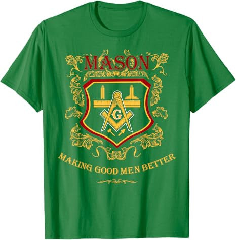 Masonic Greats Making Good Mason Better Father's Day T-Shirt - FUKAMASONIC