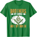 Brothers By Choice Masonry Freemasonry Masonic Freemason T-Shirt - FUKAMASONIC