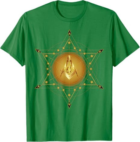 Masonic Square & Compass Freemason Christmas Birthday T-Shirt - FUKAMASONIC