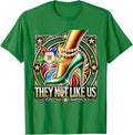 They Ain't Us OES Pearl High Heels Platform Green Sisters T-Shirt - FUKAMASONIC