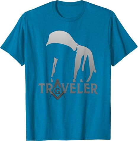 Freemason Lodge Masonic Fraternity Master Mason Traveler T-Shirt - FUKAMASONIC