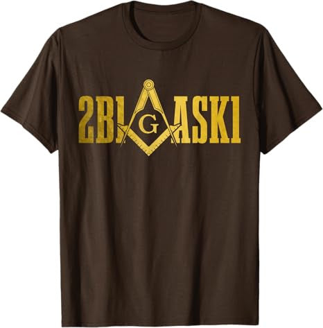 Freemason 2B1ASK1 Mason Masonic Square & Compass T-Shirt - FUKAMASONIC