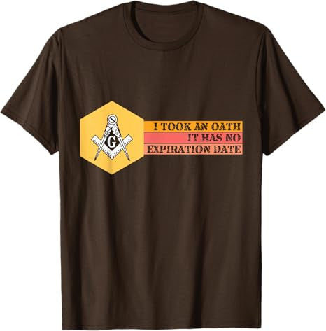I Took an Oath Freemasonry Master Mason Masonic T-Shirt - FUKAMASONIC