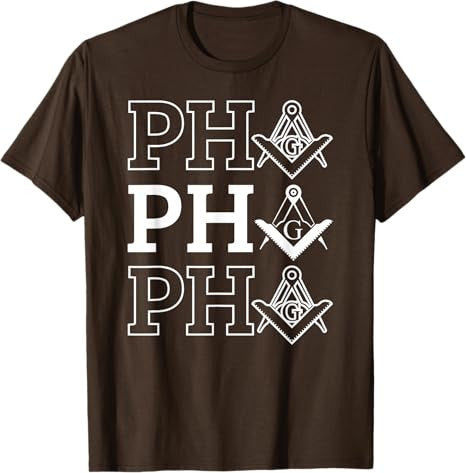PHA Prince Hall Affiliated Masonic Square & Compass Freemason T-Shirt - FUKAMASONIC
