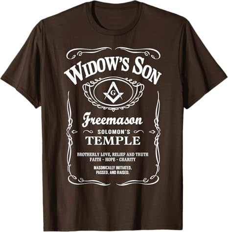 Widow's Son T-shirt Freemason T-Shirt - FUKAMASONIC