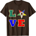 OES Love Sister Order of the Eastern Star Parents' Christmas T-Shirt - FUKAMASONIC