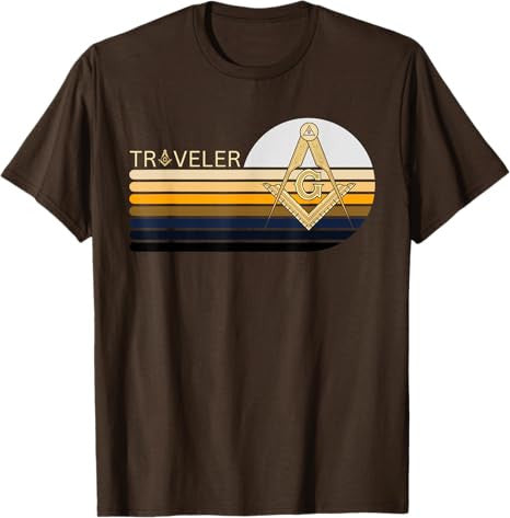 Compass Traveling T-Shirt - FUKAMASONIC