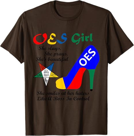 OES Girl Platform Order of Eastern Star Parents' Christmas T-Shirt - FUKAMASONIC