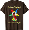 OES Keep your Head High Standard Higher Order Eastern Star T-Shirt - FUKAMASONIC