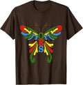 OES Butterfly Color of the Eastern Star Christmas T-Shirt - FUKAMASONIC