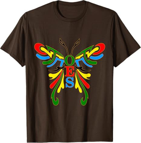 OES Butterfly Color of the Eastern Star Christmas T-Shirt - FUKAMASONIC