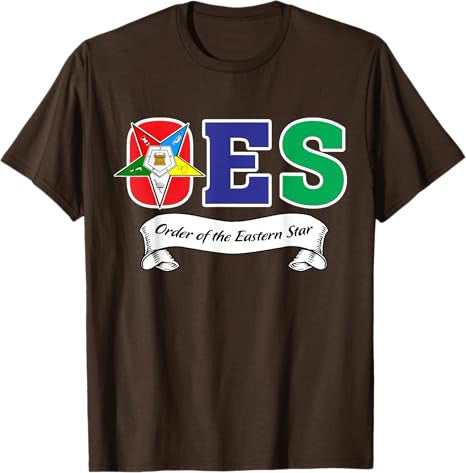 OES Symbol Ribbon Order of the Eastern Star Parents' Day T-Shirt - FUKAMASONIC