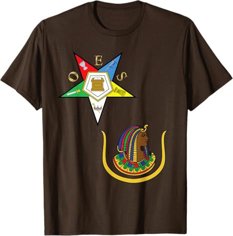 OES Daughters of Isis Split T Shirt PHA Eastern Star Tee DOI T-Shirt - FUKAMASONIC
