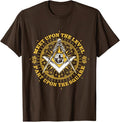 Freemason Meet Upon the Level Part Upon The Square Masonic T-Shirt - FUKAMASONIC