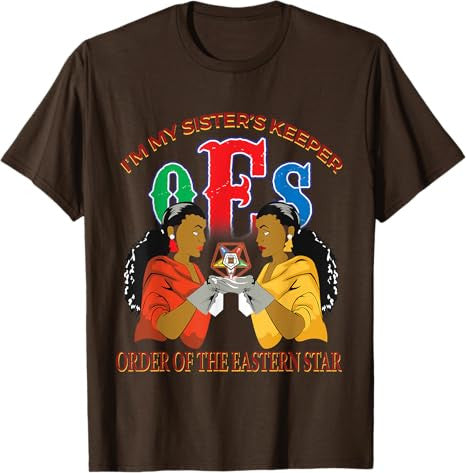OES Sister's Keeper Eastern Star Parents Mason Christmas T-Shirt - FUKAMASONIC