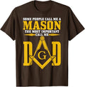 Mason Dad Square Compass Masonic Shriner Freemason T-Shirt - FUKAMASONIC