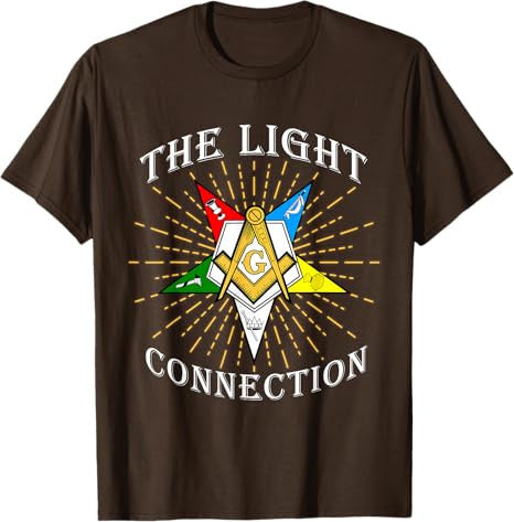 OES Masons The Light Connection Worthy Patron Parents' Day T-Shirt - FUKAMASONIC