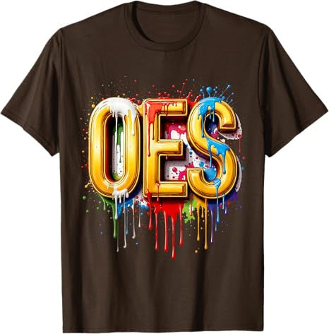OES WaterColor Dripping water paint Order the Eastern Star T-Shirt - FUKAMASONIC