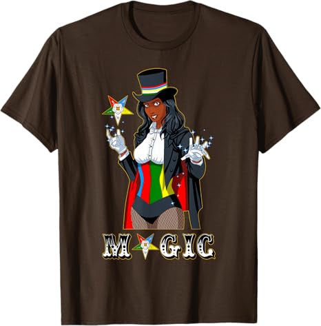 OES Magic Sisters Beautiful Lady Order of the Eastern Star T-Shirt - FUKAMASONIC