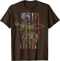 Shriner Masonic Patriotic American Flag T-shirt - FUKAMASONIC