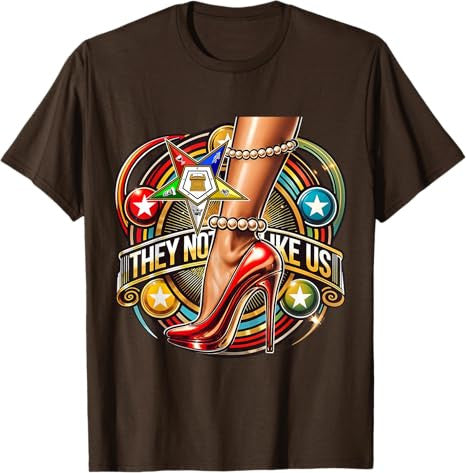 They Ain't Us OES Pearl High Heels Platform Red Sisters T-Shirt - FUKAMASONIC
