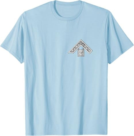 Masonic past master jewel symbol - Master mason Freemasonry T-Shirt - FUKAMASONIC