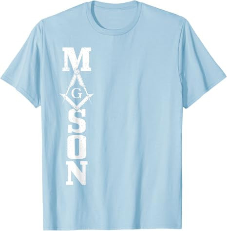 Mason Square & Compass Masonic Symbol Freemason T-Shirt - FUKAMASONIC