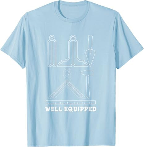 Freemason Well Equipped Masonic Master T-Shirt - FUKAMASONIC
