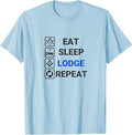 Freemason Eat Sleep Lodge Repeat - Funny Masonic Freemasonry T-Shirt - FUKAMASONIC