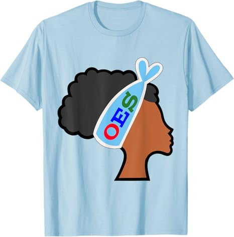 OES Head Band Afro Sister the Eastern Star Parents' Day T-Shirt - FUKAMASONIC