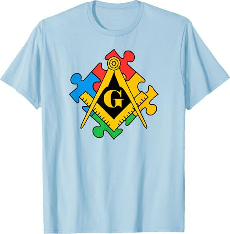 Autism Awareness T-shirt, Freemason Masonic Lodge, Mason T-Shirt - FUKAMASONIC